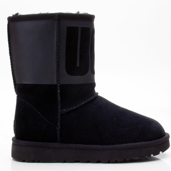 UGG Black Fur-Lined Footwear , limited edition!! USA 6 , used few times only - Picture 2 of 13